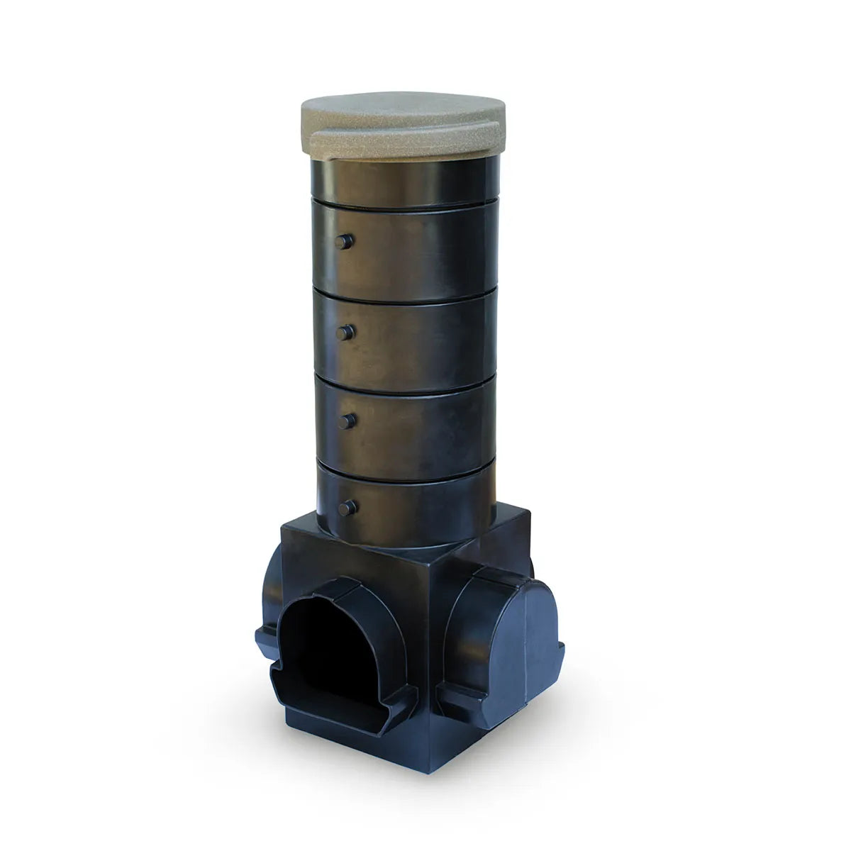 Large vault and cap for snorkel system