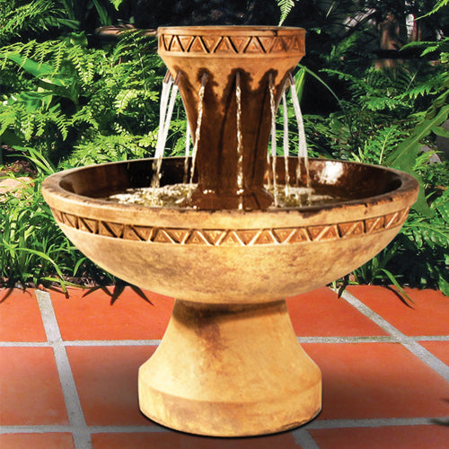 tiered garden fountain water feature