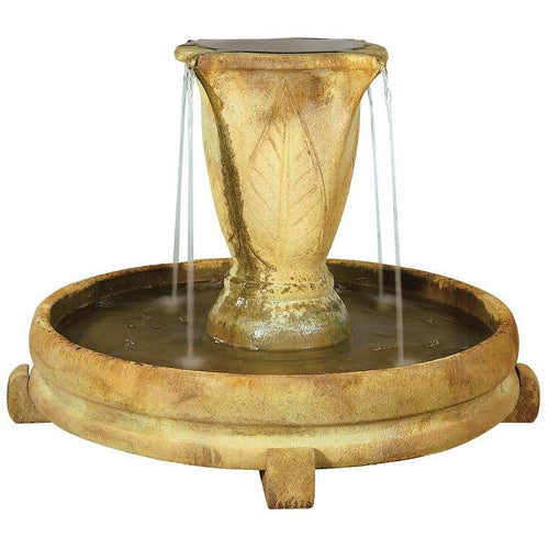 Image of an overflowing vase fountain.