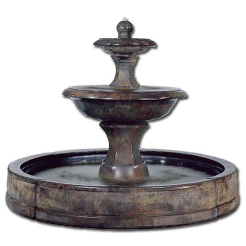 Barrington Tiered Outdoor Fountain in Valencia Pool