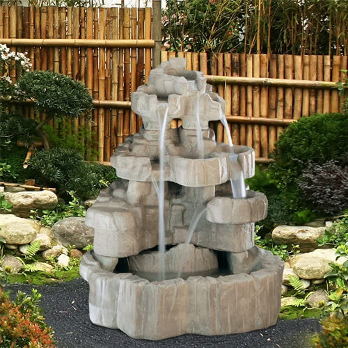 Large Rock Falls Fountain