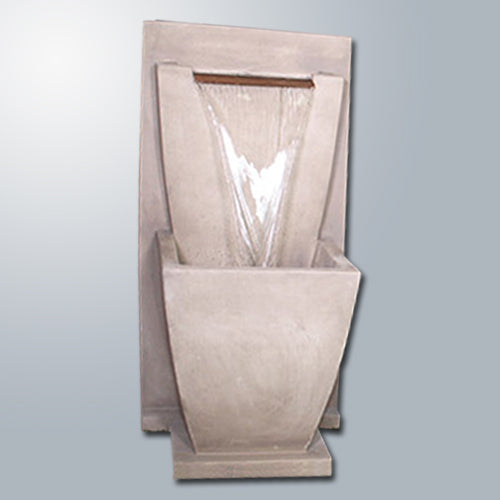 Corina Lamina wall fountain for outdoor garden or patio