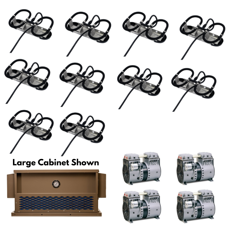Kasco - Robust-Aire Diffused Aeration System - 10 Diffusers Unit with Large Cabinet System
