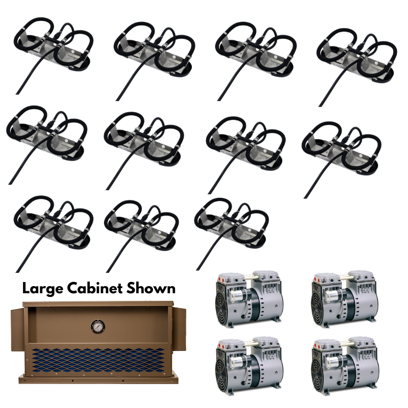 Kasco - Robust-Aire Diffused Aeration System - 11 Diffusers Unit with Large Cabinet System