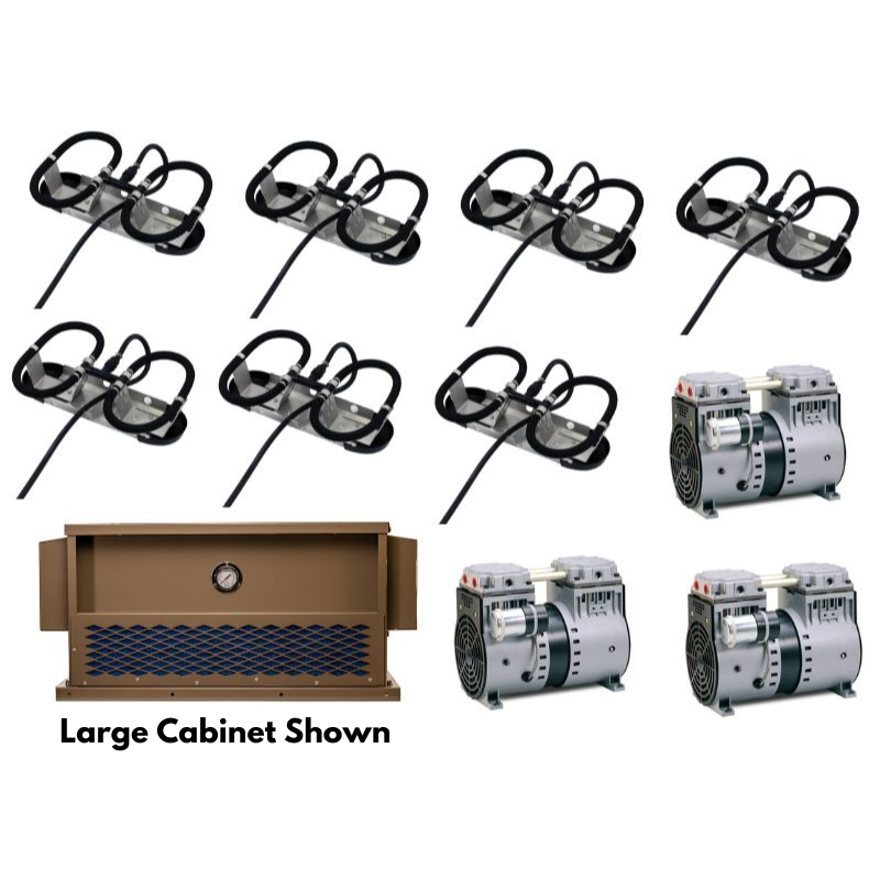 Kasco - Robust-Aire Diffused Aeration System - 7 Diffusers Unit with Large Cabinet System