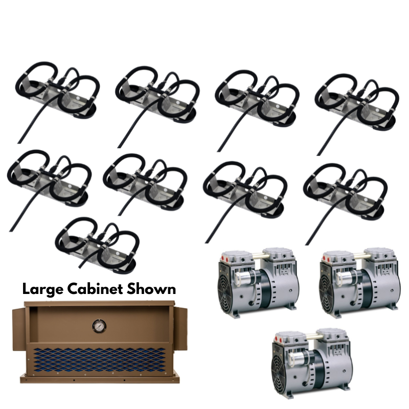 Kasco - Robust-Aire Diffused Aeration System - 9 Diffusers Unit with Large Cabinet System