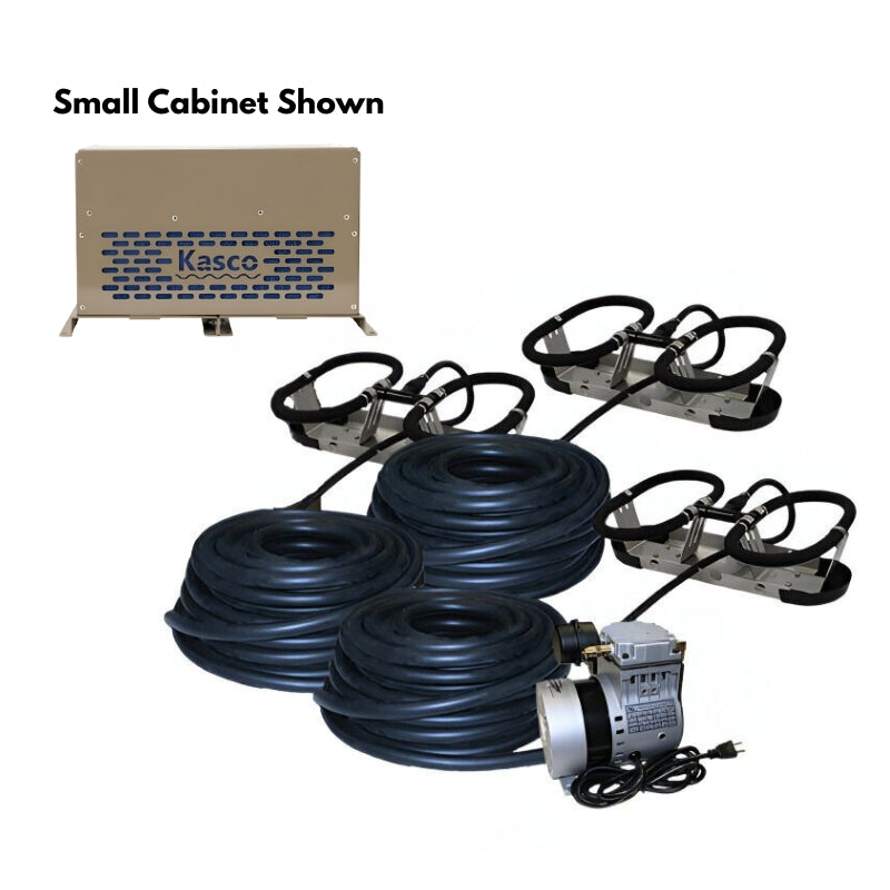 Kasco Robust-Aire Diffused Aeration System - 3 Diffusers Unit with Small Cabinet System