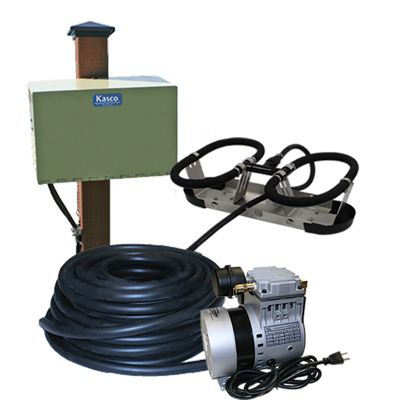 Kasco Robust-Aire™ Diffused Aeration System - Post Mount Cabinet System