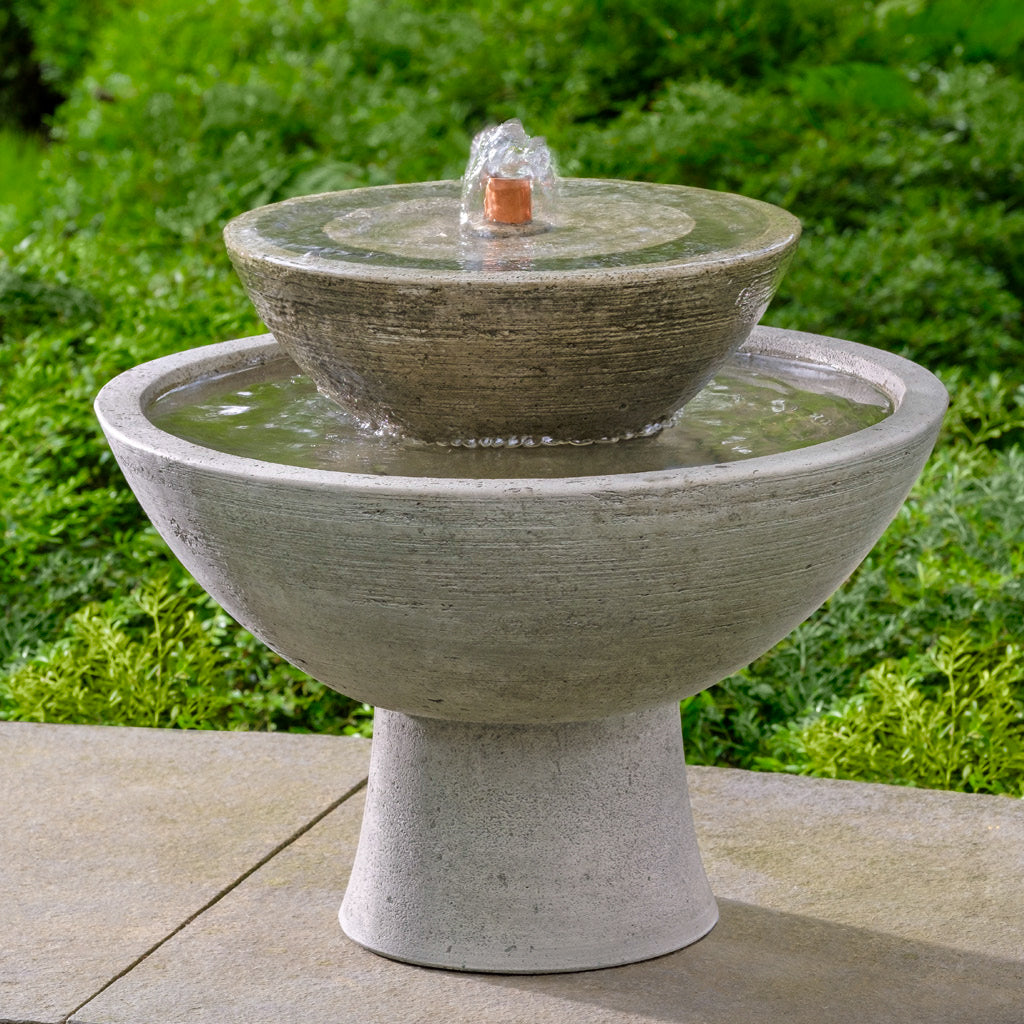 Ojai style garden water feature