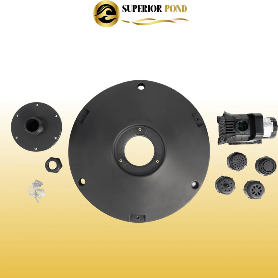 Superior Pond SFX Floating Fountain - 100FT Cord | 120V | 1/3 HP and 1/2 HP Pond Fountain