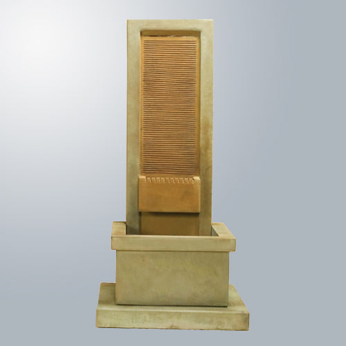 Textured wall water feature