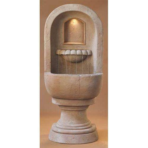 Outdoor wall fountain for garden or patio