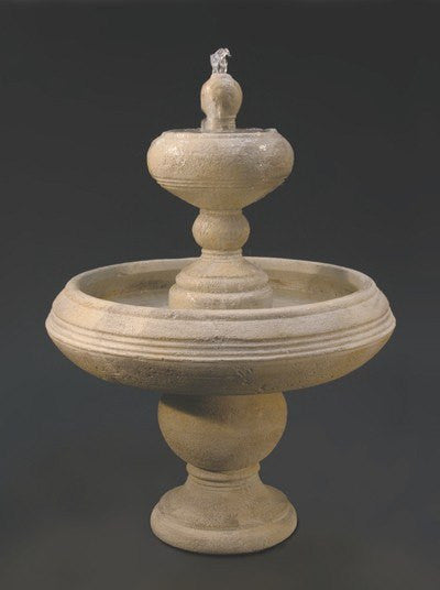 Small two tier garden fountain