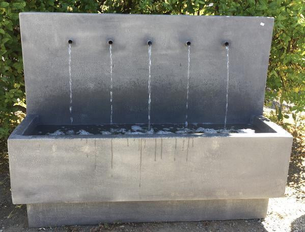 image of a wall fountain