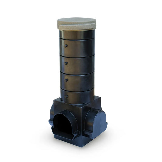 Large vault and cap for snorkel system