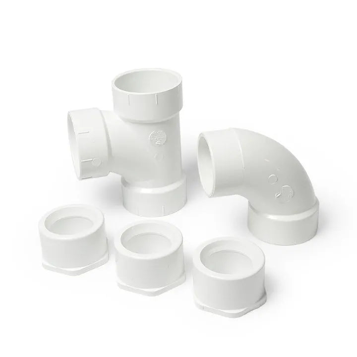 PVC manifold kit for two inch or three inch pipe