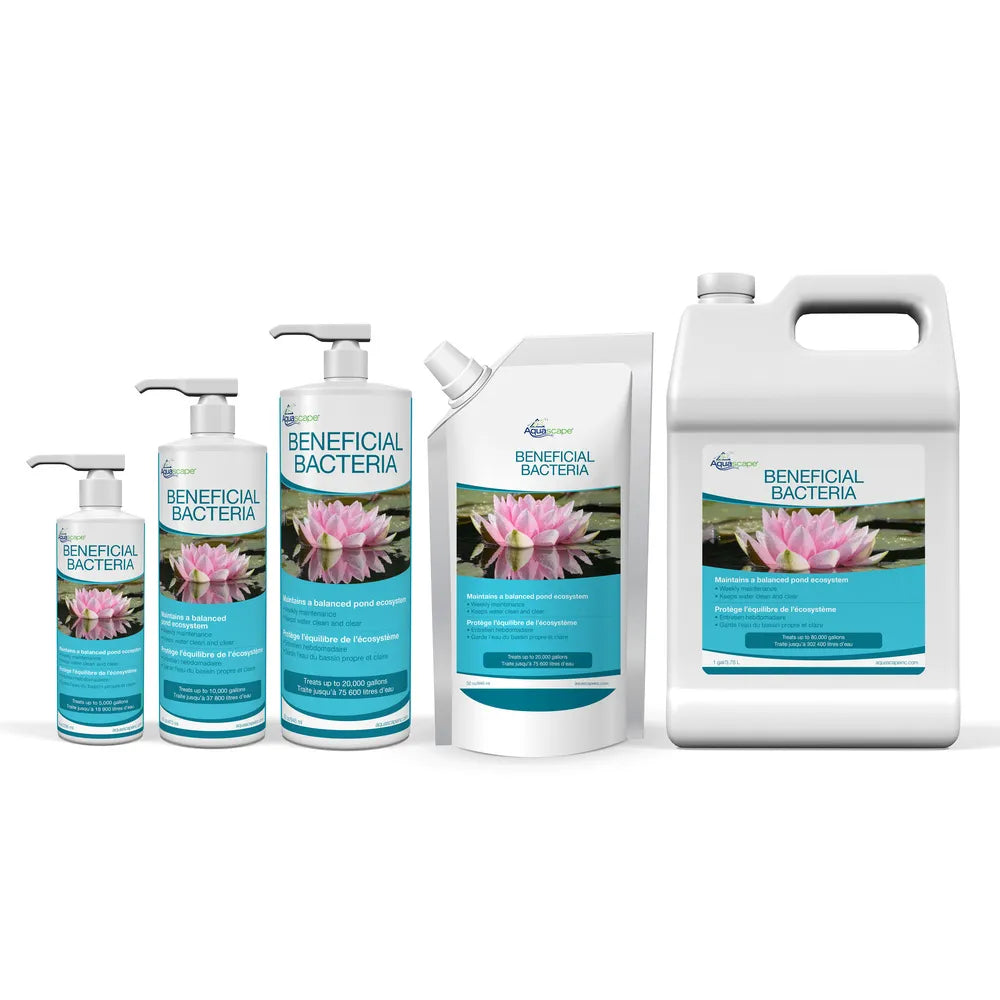 Image of a bottle of beneficial bacteria for ponds.