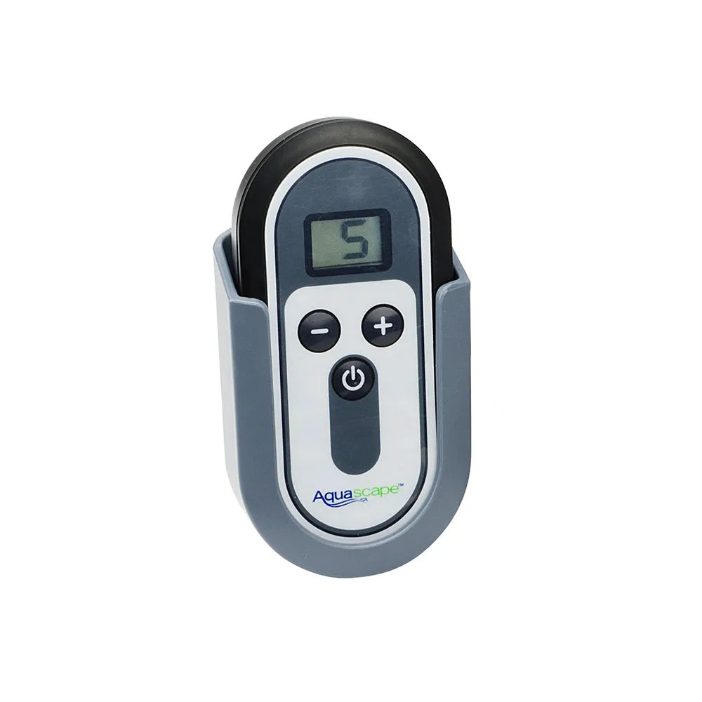 Remote control for adjusting pump flow