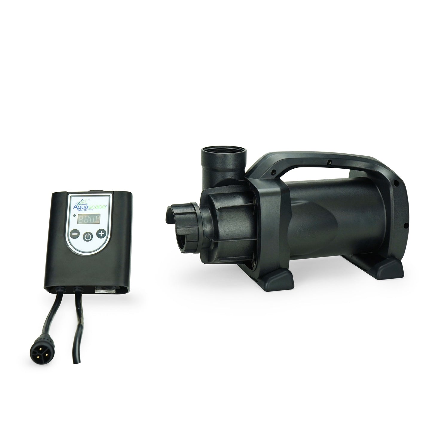 Adjustable flow pond pump for water features