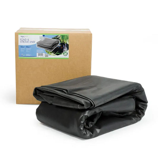 45 mil thick EPDM pond liner in a box
