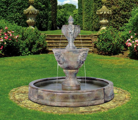 Medium Two-Tier Leonesco Valencia Fountain image