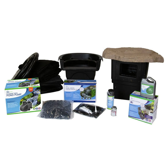 Image of a professional pond kit measuring 1.5 meters by 2 meters.