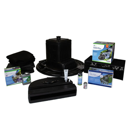 Image of a professional pondless waterfall kit with a five meter stream.