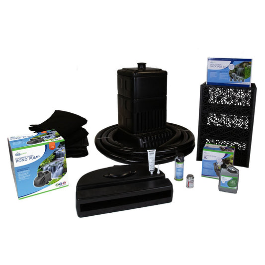 Image of a professional pondless waterfall kit with an 8 meter stream.