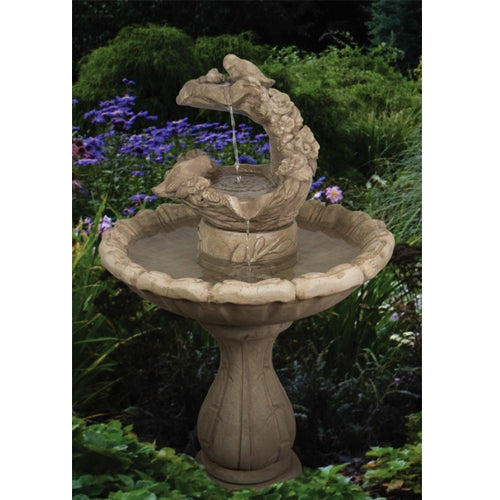 garden fountain stone cascade