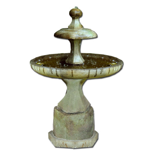 garden fountain stone cascade