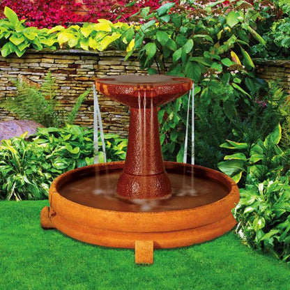 Overflowing Spill Dish Fountain