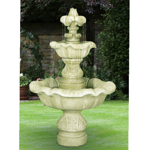 Image of a two tier fountain in a renaissance style