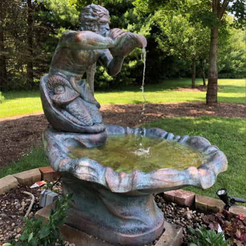 Image of a decorative water feature.