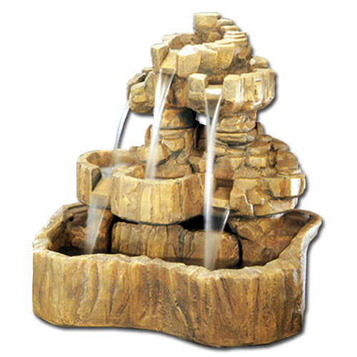 Medium Rock Falls Fountain