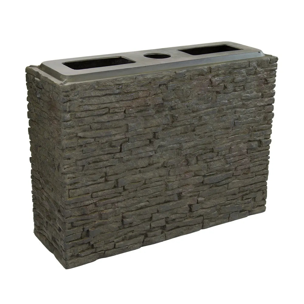 Stacked Slate Wall Base 26″ H (66 cm)