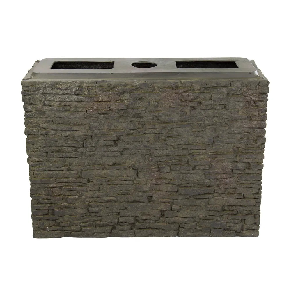 Stacked Slate Wall Base 26″ H (66 cm)