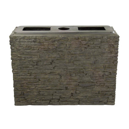 Stacked Slate Wall Base 26″ H (66 cm)