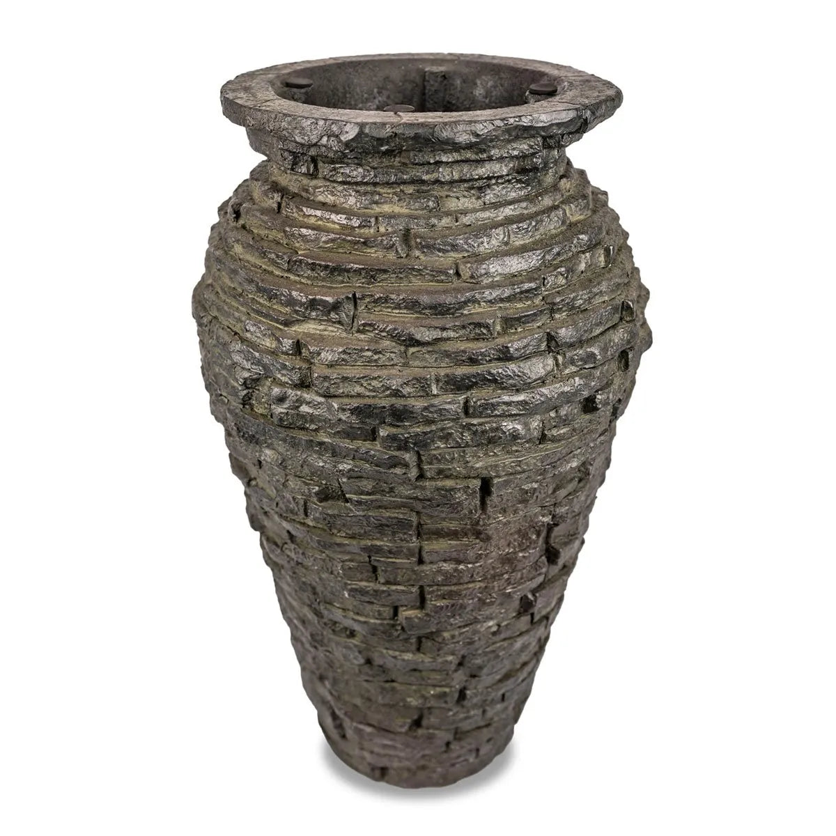 Stacked Slate Urn 24″ H (61 cm)