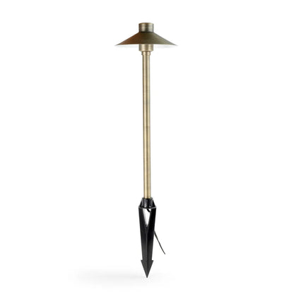 Hat top path and area landscape light fixture