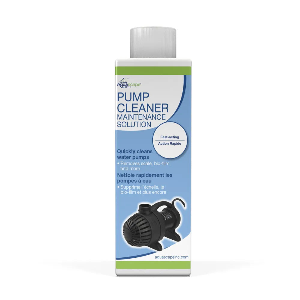 Bottle of pump cleaner maintenance solution 8 ounce size