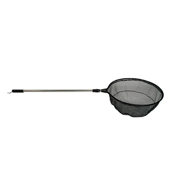 Image of a professional fish net with an extendable handle.