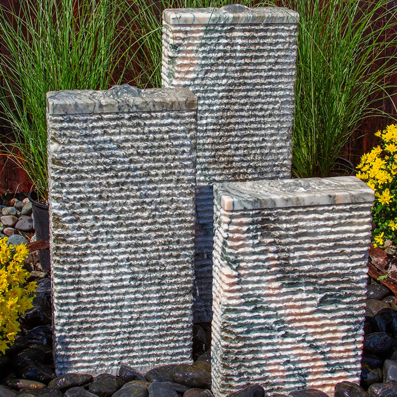 Pink Marble Granite Stone Ripple Fountain