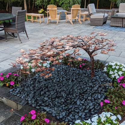30 inch copper creeping Japanese maple tree garden fountain water feature
