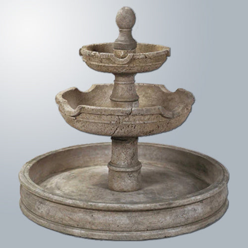 Outdoor water fountain for ponds