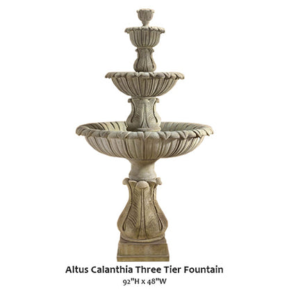Altus Calanthia Three Tier Fountain