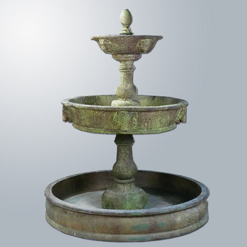 Image of an outdoor water feature for a courtyard