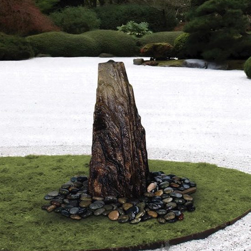 Image of a rock fountain for outdoor decor