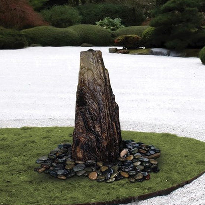 Image of a rock fountain for outdoor decor