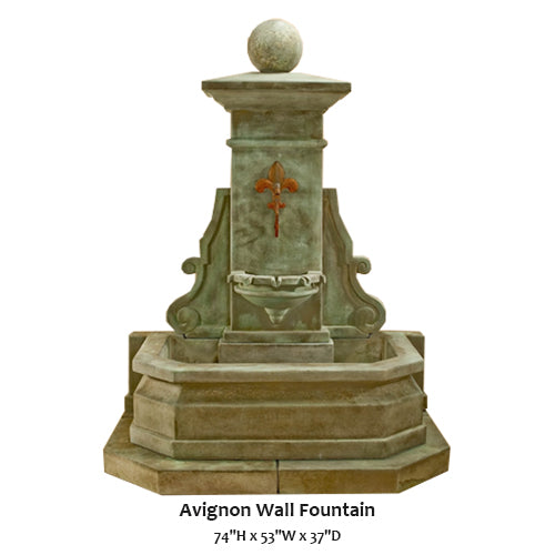 Avignon Wall Fountain