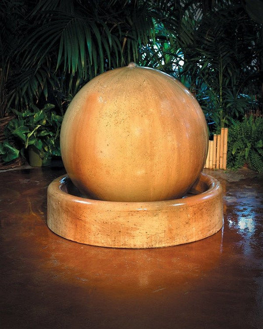 garden fountain Ball And Ring Base GIST